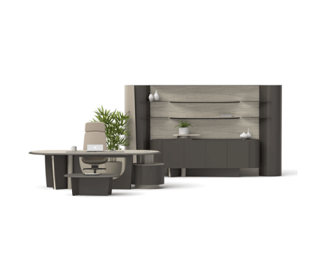 Monolıthı Panolu Ofis Büro Makam Takımı